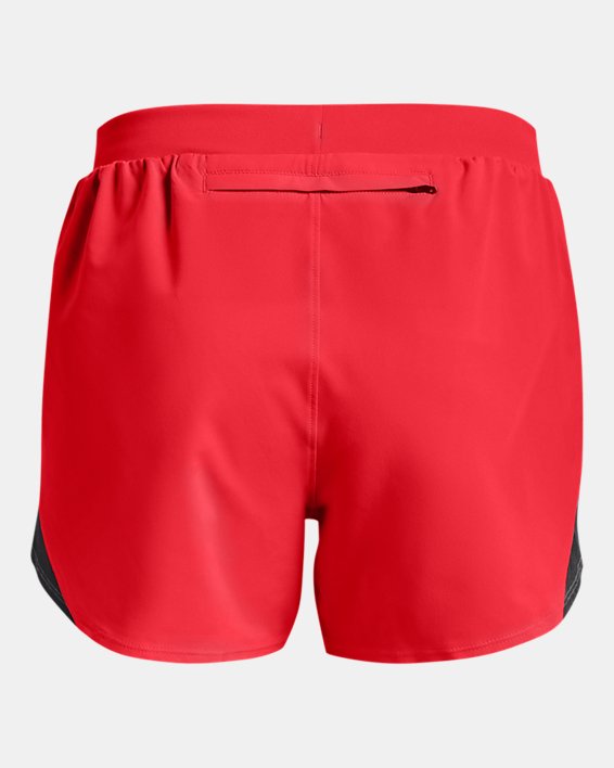 Women's UA Fly-By Elite 3'' Shorts, Red, pdpMainDesktop image number 8